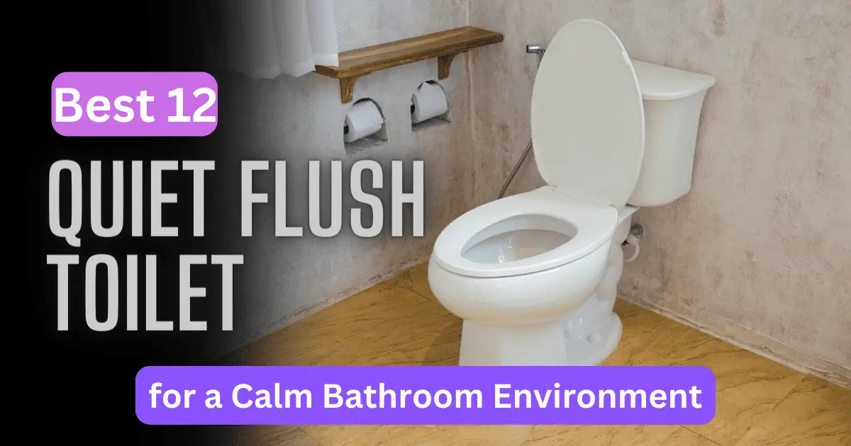 quiet flush toilet